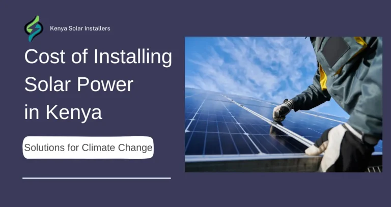 Cost of installing solar power in kenya