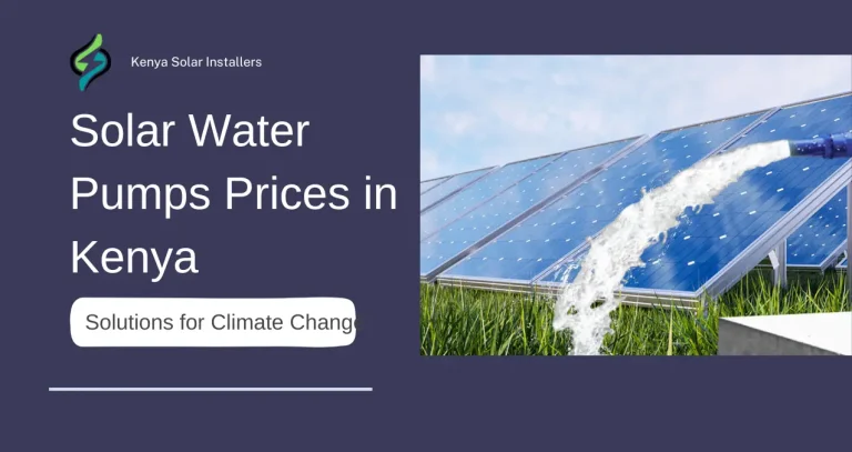 Solar Water Pumps Prices in Kenya