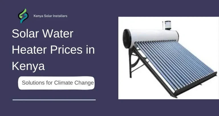 Solar Water Heater Prices in Kenya